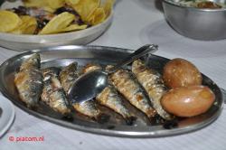 Gegrilde sardientjes.